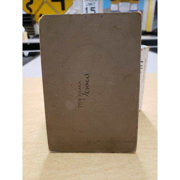 Antique Photo Cabinet Card Baby Wearing Diaper on Quilt c1880s Hands Near Head - Picture 8 of 11